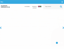 Tablet Screenshot of halmstadsnaringsliv.se